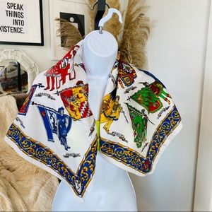 Vintage Muti-Color Versatile Square Scarf